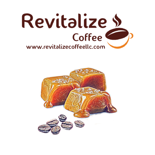 Salted caramel label front
