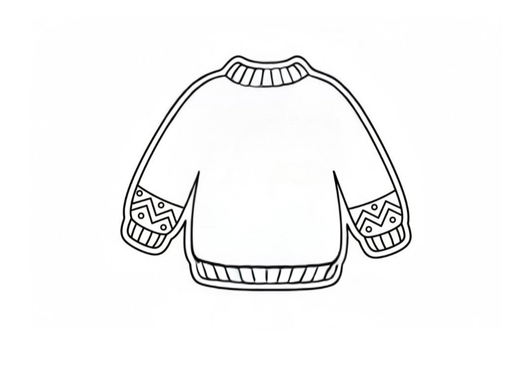 Ugly Sweater Cookie Templates - Free Printable Designs